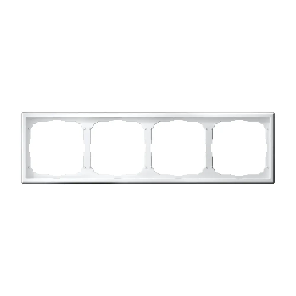 Рамка 4-местная марки «Systeme Electric». Серия «Art Gallery». Цвет: Лотос