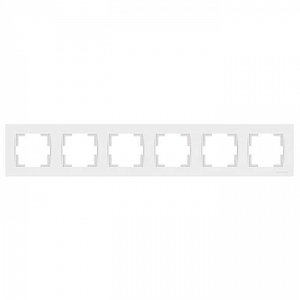 Рамка 6-местная горизонтальная