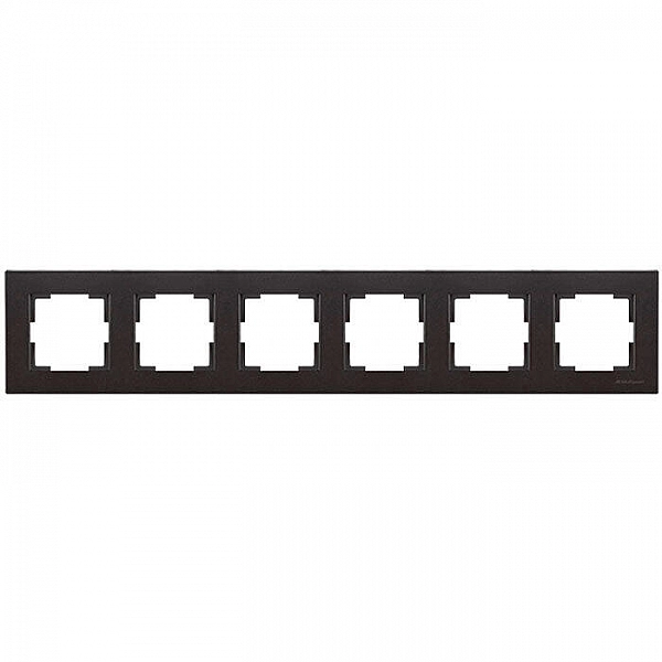 Рамка 6-местная горизонтальная