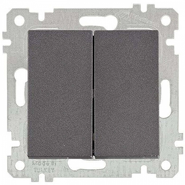 Выключатель 2-клавишный