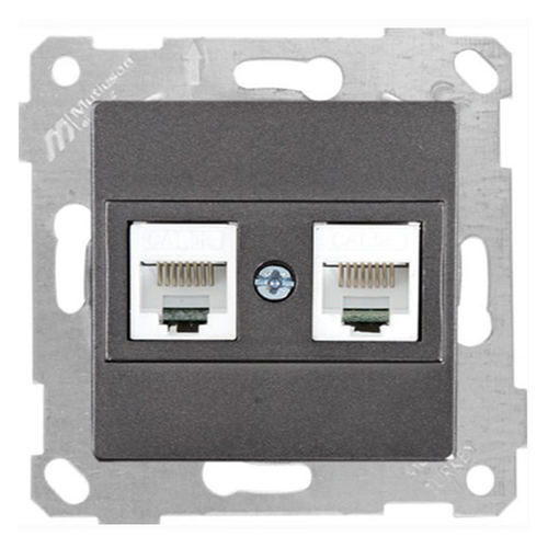 Розетка компьютерная двойная 