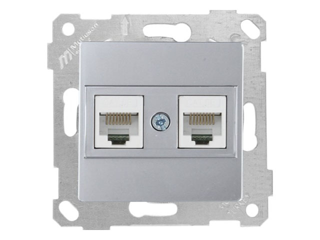 Розетка компьютерная двойная