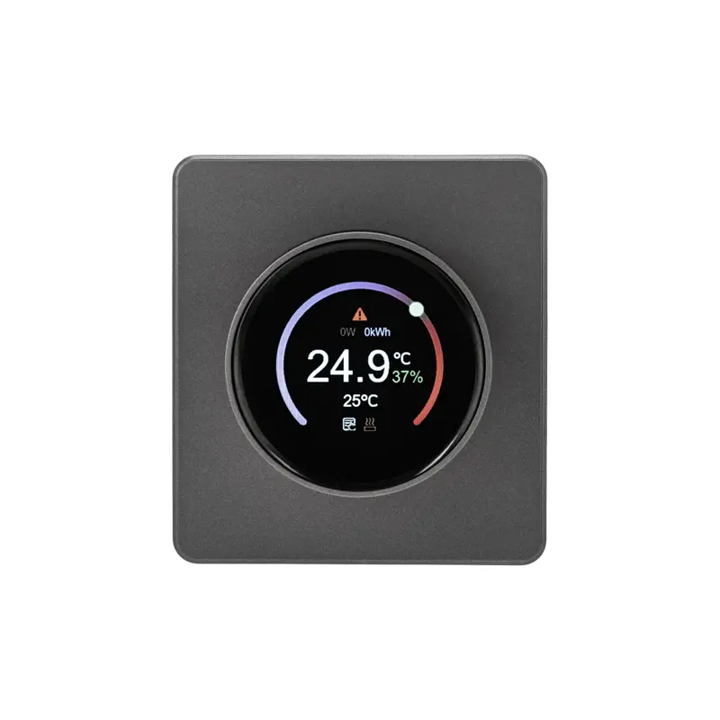 Терморегулятор Wi-Fi  марки «KRANZ». Серия «Miele Round». Цвет: Титан