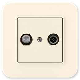 Розетка ТV-SAT (без рамки)