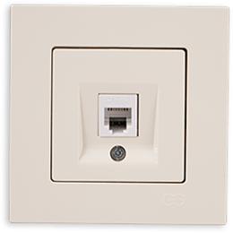 Розетка телефонная (без рамки)