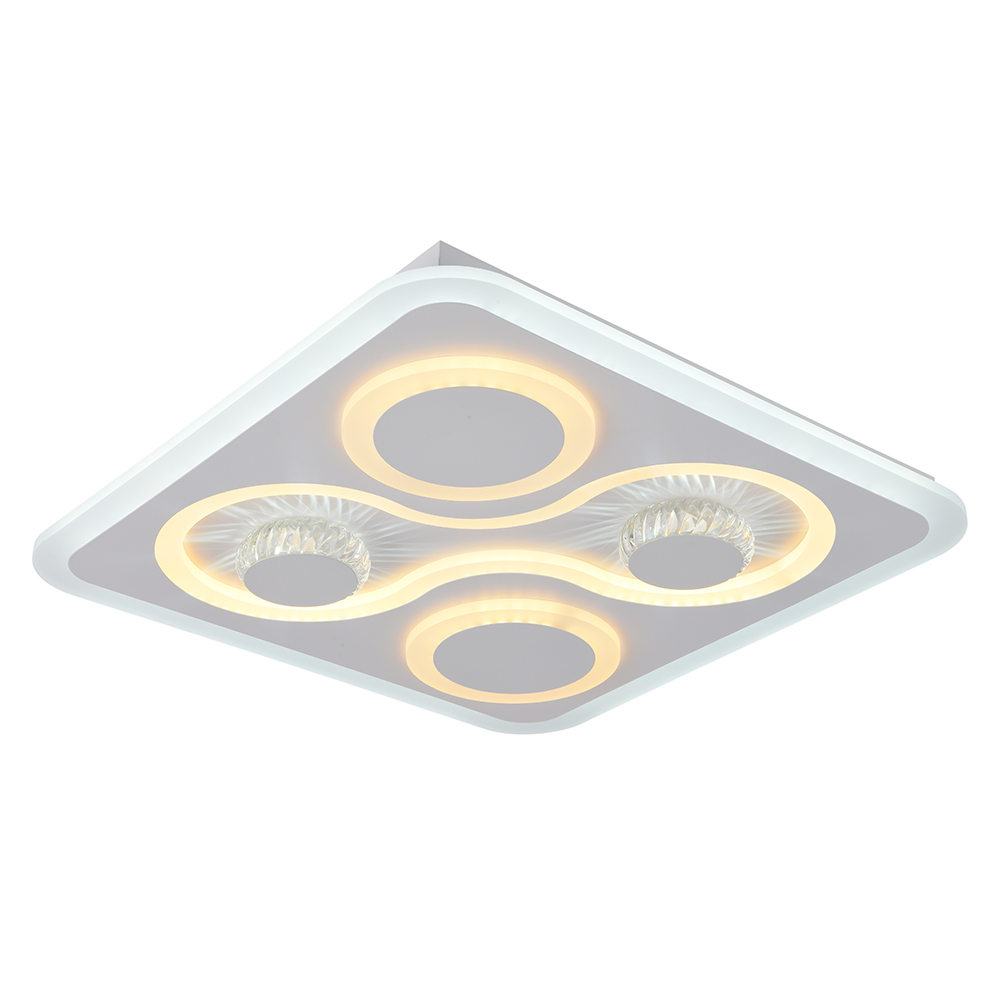Светодиодная люстра 18033 WHT марки «Profit Light». Серия «LED». Цвет: Белый Светодиодная люстра 18033 WHT