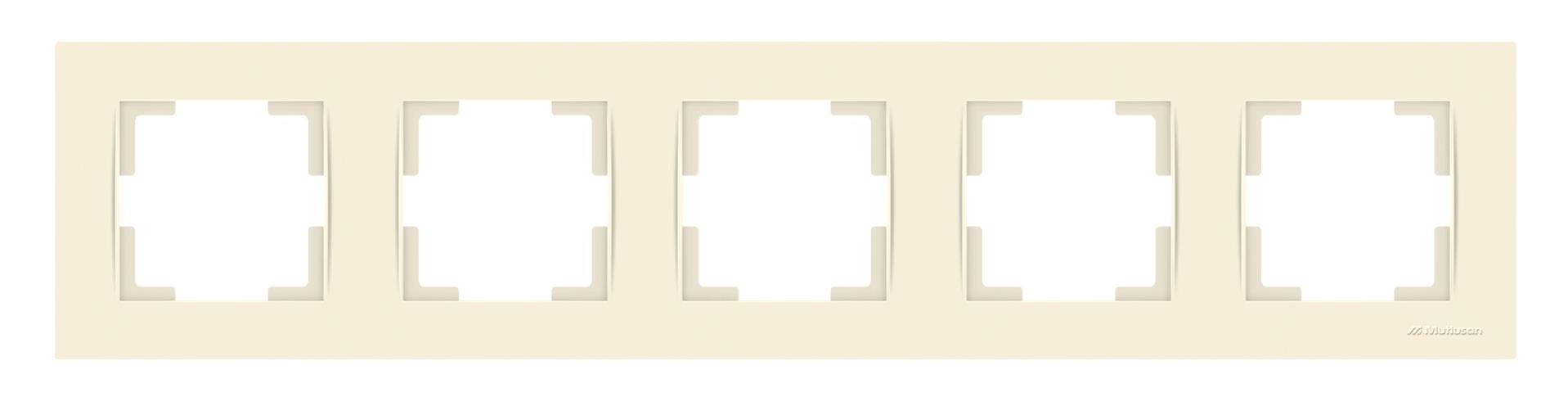 Рамка 5-местная горизонтальная