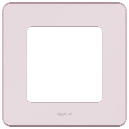 Рамка 1-местная марки «Legrand». Серия «Inspiria». Цвет: Розовый